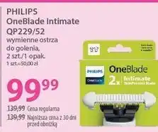 Hebe PHILIPS OneBlade Intimate QP229/52 wymienne ostrza do golenia, 2 szt./1 opak oferta