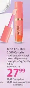 Hebe MAX FACTOR 2000 Calorie nawilżający błyszczyk do ust aktywowany przez pH skóry Bubbly oferta