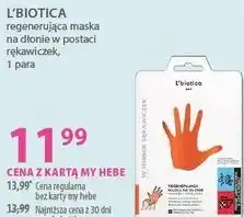 Hebe L'BIOTICA regenerująca maska na dłonie w postaci rękawiczek oferta