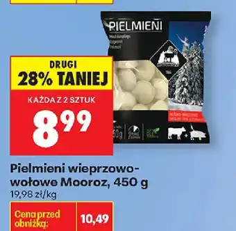 Biedronka Pielmieni wieprzowo-wołowe Mooroz oferta