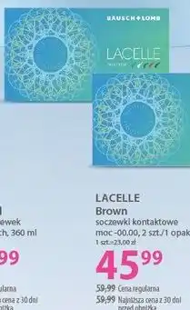 Hebe LACELLE Brown soczewki kontaktowe moc -00.00, 2 szt./1 opak oferta