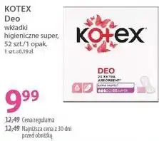 Hebe KOTEX Deo wkładki higieniczne super oferta
