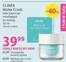 Hebe CLINÉA Water Crush lekki krem-żel nawilżający do twarzy oferta