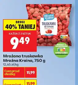 Biedronka Mroźna Kraina Mrożona truskawka oferta