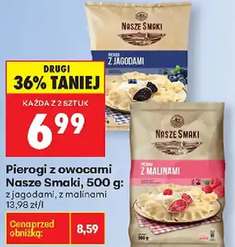Biedronka Pierogi z owocami Nasze Smaki oferta