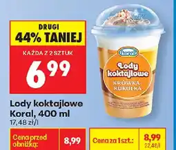 Biedronka Koral Lody koktajlowe oferta