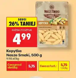 Biedronka Nasze Smaki Kopytka oferta