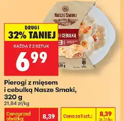 Biedronka Pierogi z mięsem Nasze Smaki oferta