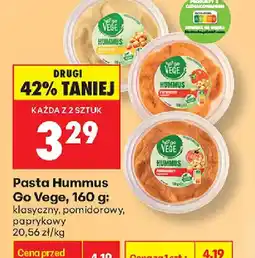 Biedronka Pasta Hummus Go Vege oferta