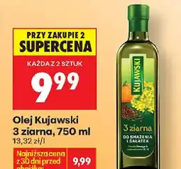 Biedronka Olej Kujawski 3 ziarna oferta
