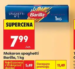 Biedronka Barilla Makaron spaghetti oferta