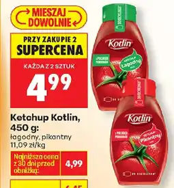 Biedronka Ketchup Kotlin oferta