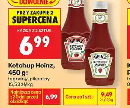 Biedronka Ketchup Heinz oferta