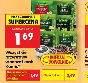 Biedronka Kamis przyprawy oferta