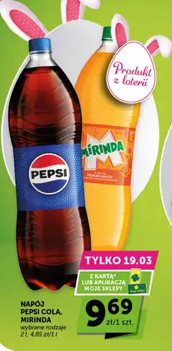Groszek Napój Pepsi Cola, Mirinda oferta
