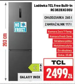 Neopunkt TCL Lodówka Free Built-In RC382BXC0EU oferta