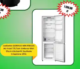 Neonet Lodówka GORENJE NRK418EES4 No Frost 179,7cm Srebrna Slim 55cm KitchenFit oferta