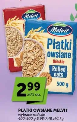 Groszek Melvit Płatki owsiane oferta