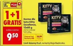 Biedronka Karma dla kota Kitty Excellence, 12x85 g oferta
