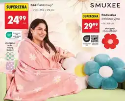 Biedronka Koc flanelowy oferta