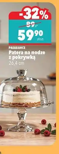 Biedronka Patera na nodze z pokrywką oferta