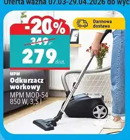 Biedronka MPM Odkurzacz workowy oferta