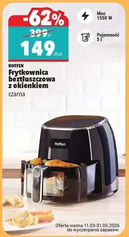 Biedronka Frytkownica beztłuszczowa z okienkiem oferta