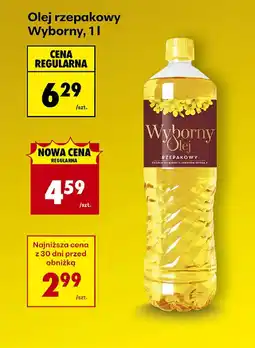 Biedronka Olej rzepakowy Wyborny oferta