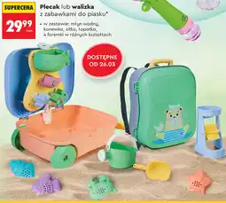 Biedronka Plecak lub walizka z zabawkami do piasku oferta