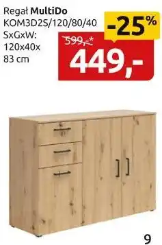 Black Red White regał Multido KOM3D2S/120/80/40 oferta