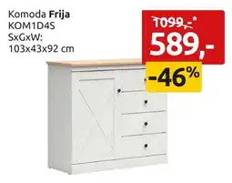 Black Red White komoda Frija oferta