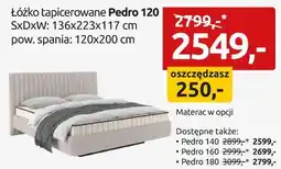Black Red White łóżko tapicerowane Pedro 120 oferta