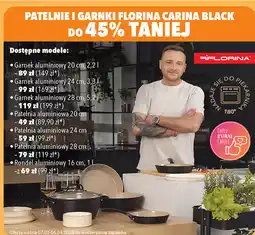 Biedronka Patelnie i garnki Florina Carina Black oferta