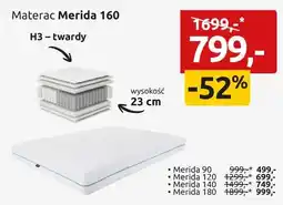Black Red White materac Merida 160 oferta