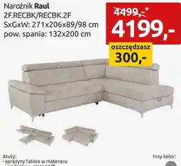 Black Red White narożnik Raul oferta