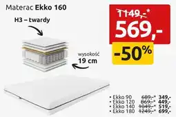 Black Red White materac Ekko 160 oferta