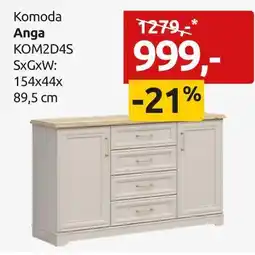 Black Red White komoda Anga oferta
