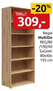 Black Red White regał Multido REG/80/190/40 oferta