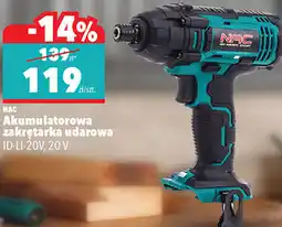 Biedronka NAC Akumulatorowa zakrętarka udarowa oferta