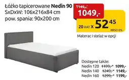 Black Red White łóżko tapicerowane Nedin 90 oferta