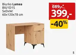 Black Red White biurko Lamea oferta