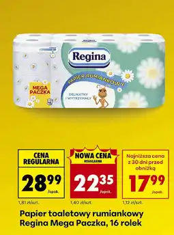 Biedronka Papier toaletowy rumiankowy Regina Mega Paczka oferta