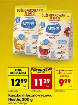 Biedronka Kaszka mleczno-ryżowa Nestlé oferta
