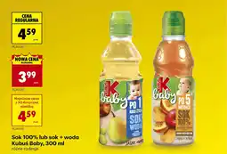 Biedronka Sok 100% lub sok + woda Kubuś Baby oferta
