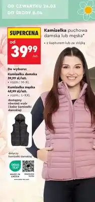 Biedronka Kamizelka puchowa damska oferta