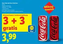 Lidl Napój gazowany puszka oferta