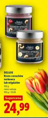 Lidl Krem z orzechów nerkowca, różne rodzaje oferta