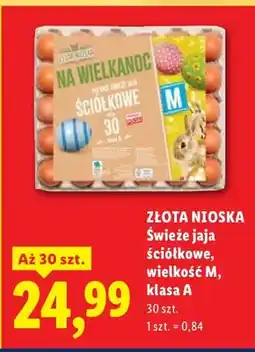 Lidl Świeże jaja ściółkowe, wielkość M, klasa A oferta