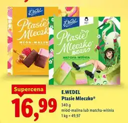 Lidl Ptasie Mleczko miód-malina oferta