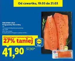 Lidl Pstrąg łęczowy filet ze skórą oferta
